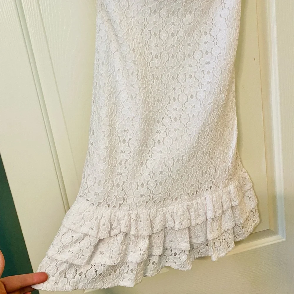 EUC Lilly Pulitzer Resort White Franco Strapless Empire Waist Dress - Picture 12 of 17